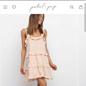 Petal & Pup Nolder Dress Beige